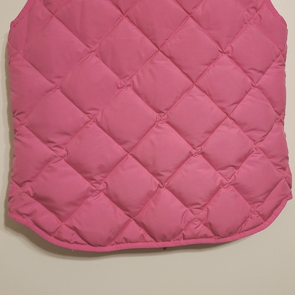 J. Crew | Women's Hot Pink Excursion Down Quilted Puffer Vest (Size Medium) - Picture 11 of 12